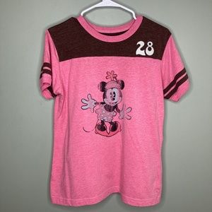 Minnie Mouse Walt Disney World pink and brown short sleeve Tshirt